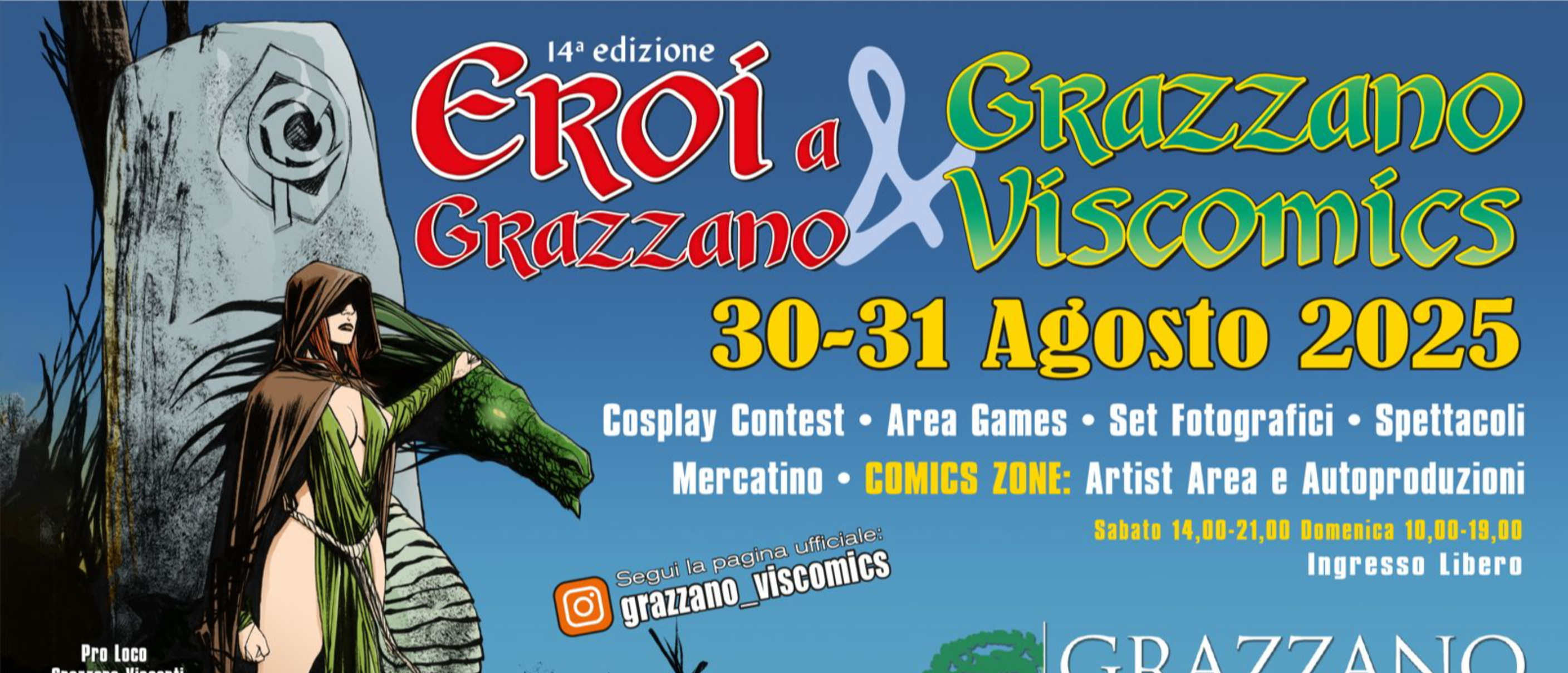 Eroi a Grazzano 2025 & Grazzano Viscomics
