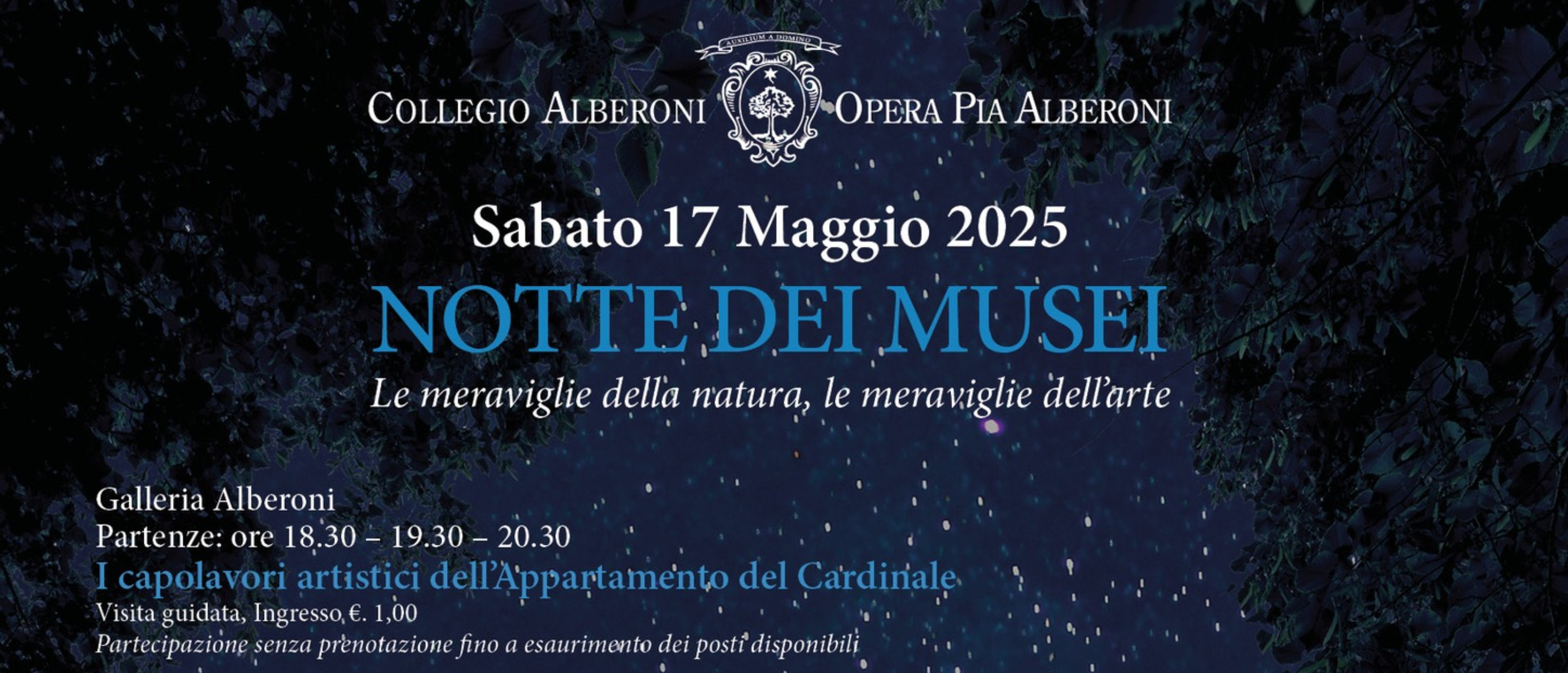 Notte dei Musei al Collegio Alberoni