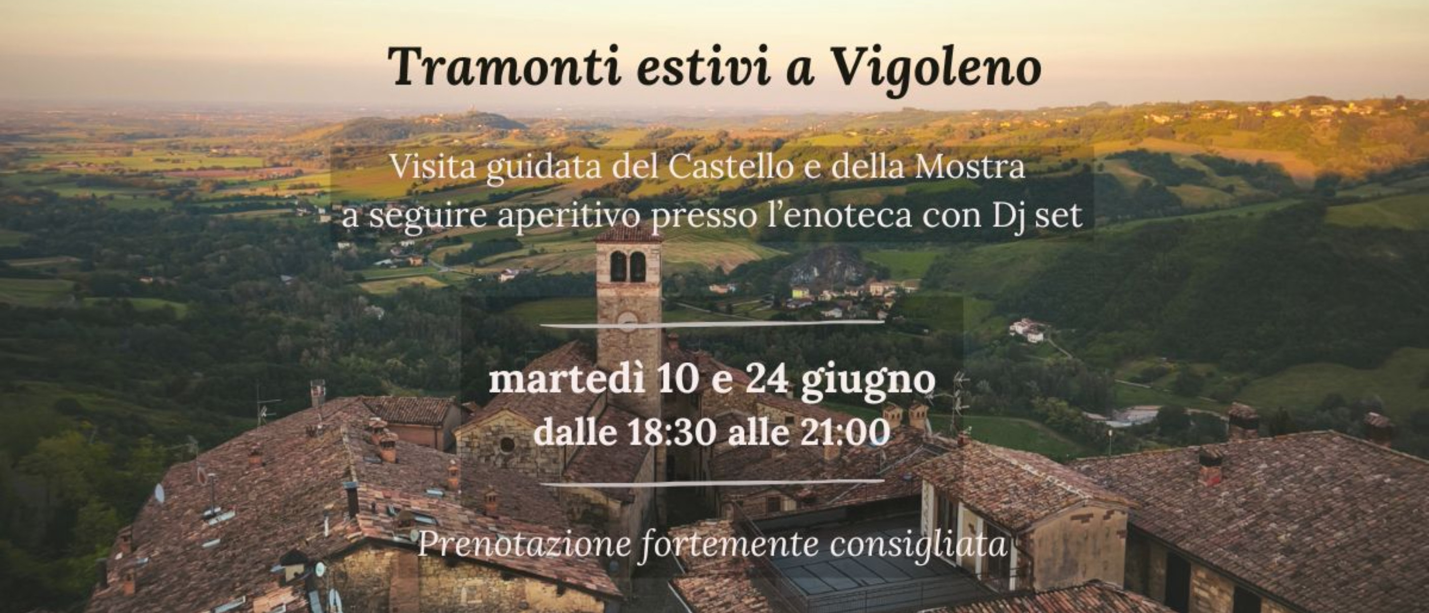 Tramonti estivi a Vigoleno