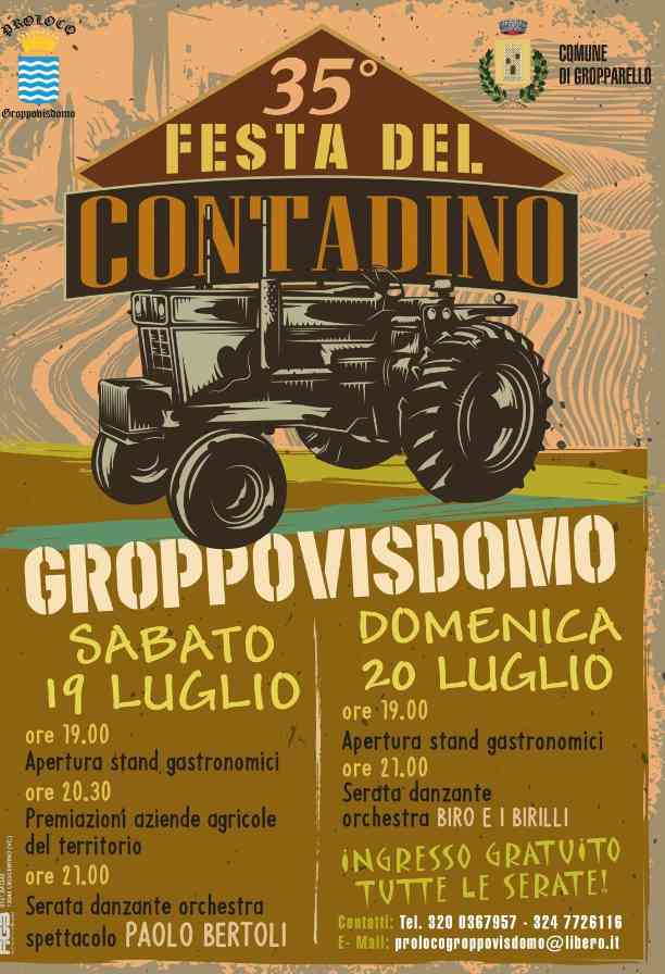 35ª Festa del Contadino a Groppovisdomo