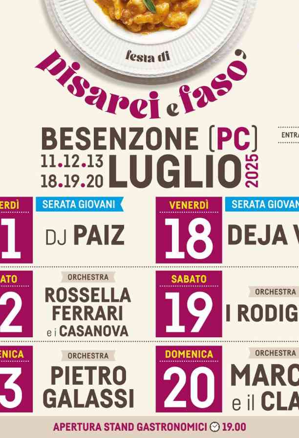 Festa di Pisarëi e Fasö