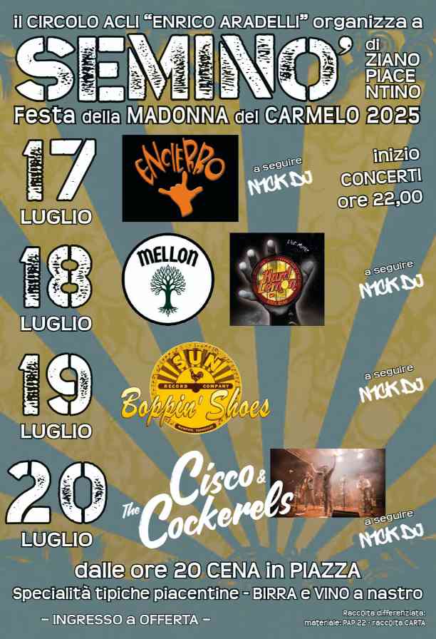 Festa della Madonna del Carmelo 2025