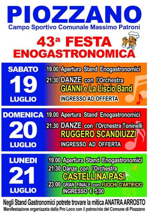 43ª Festa Enogastronomica
