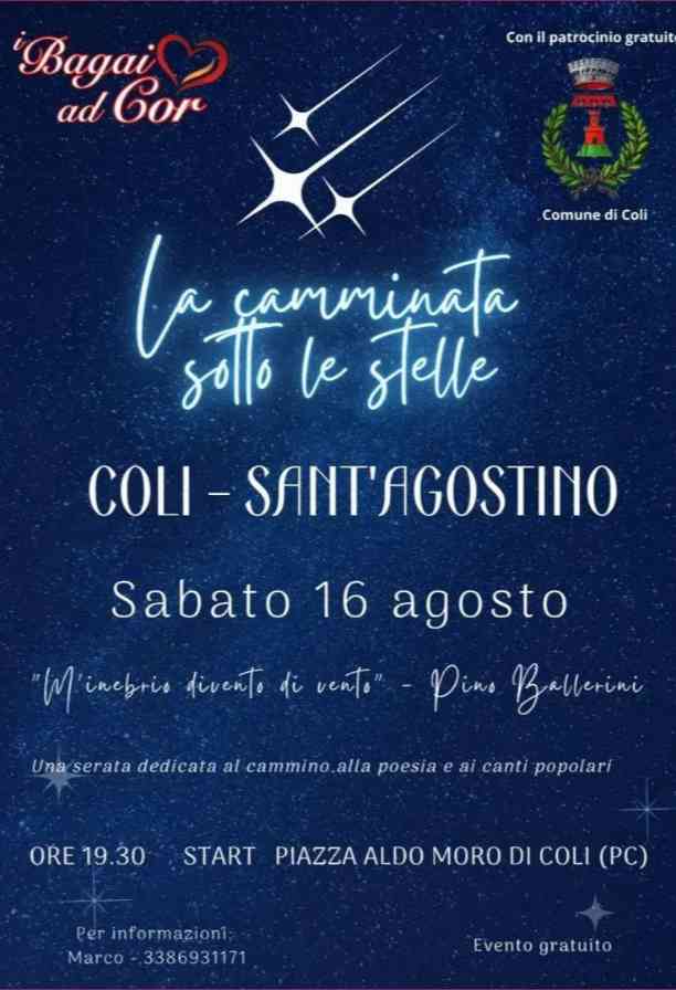 La camminata sotto le stelle