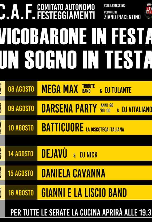 Vicobarone in festa - Un sogno in testa