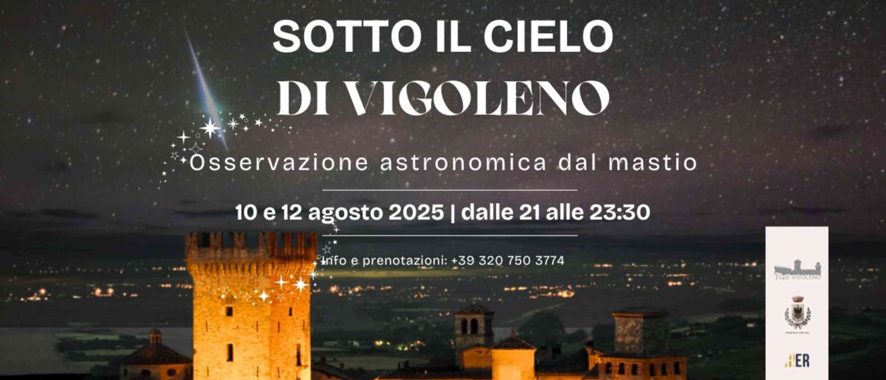 Sotto il cielo di Vigoleno - Osservazioni astronomiche dal Mastio
