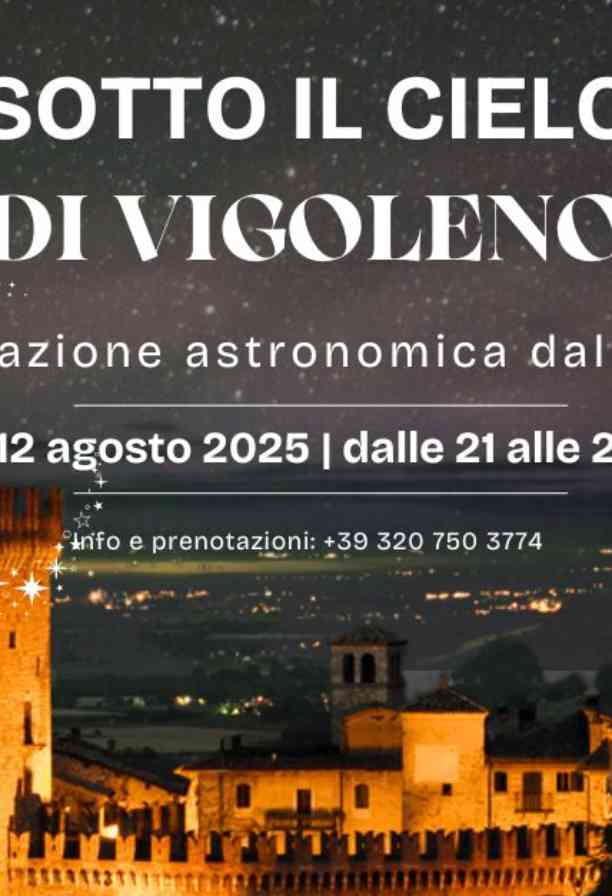Sotto il cielo di Vigoleno - Osservazioni astronomiche dal Mastio