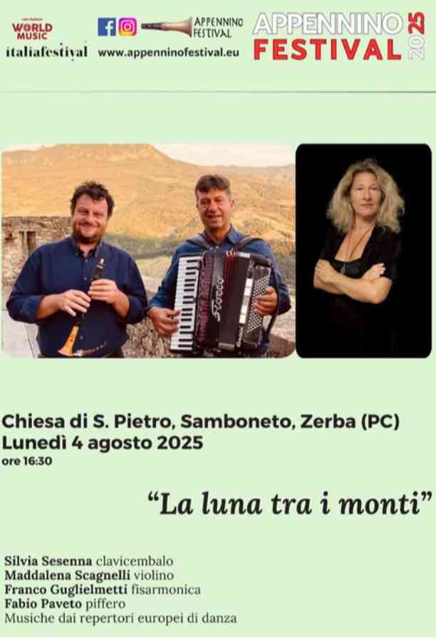 La luna tra i monti