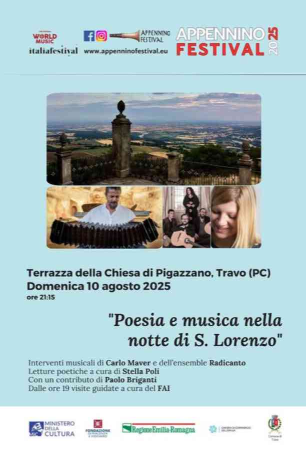 Poesia e musica nella notte di S. Lorenzo