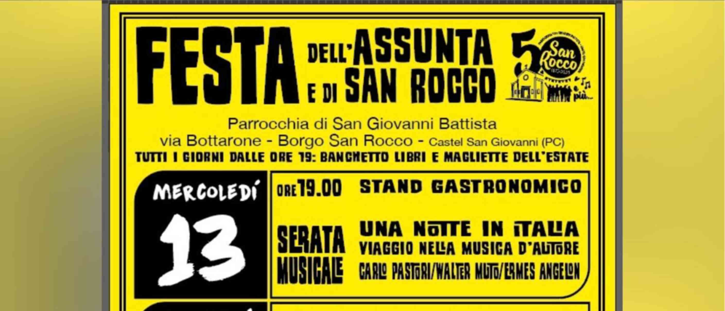 Festa dell'Assunta e di San Rocco