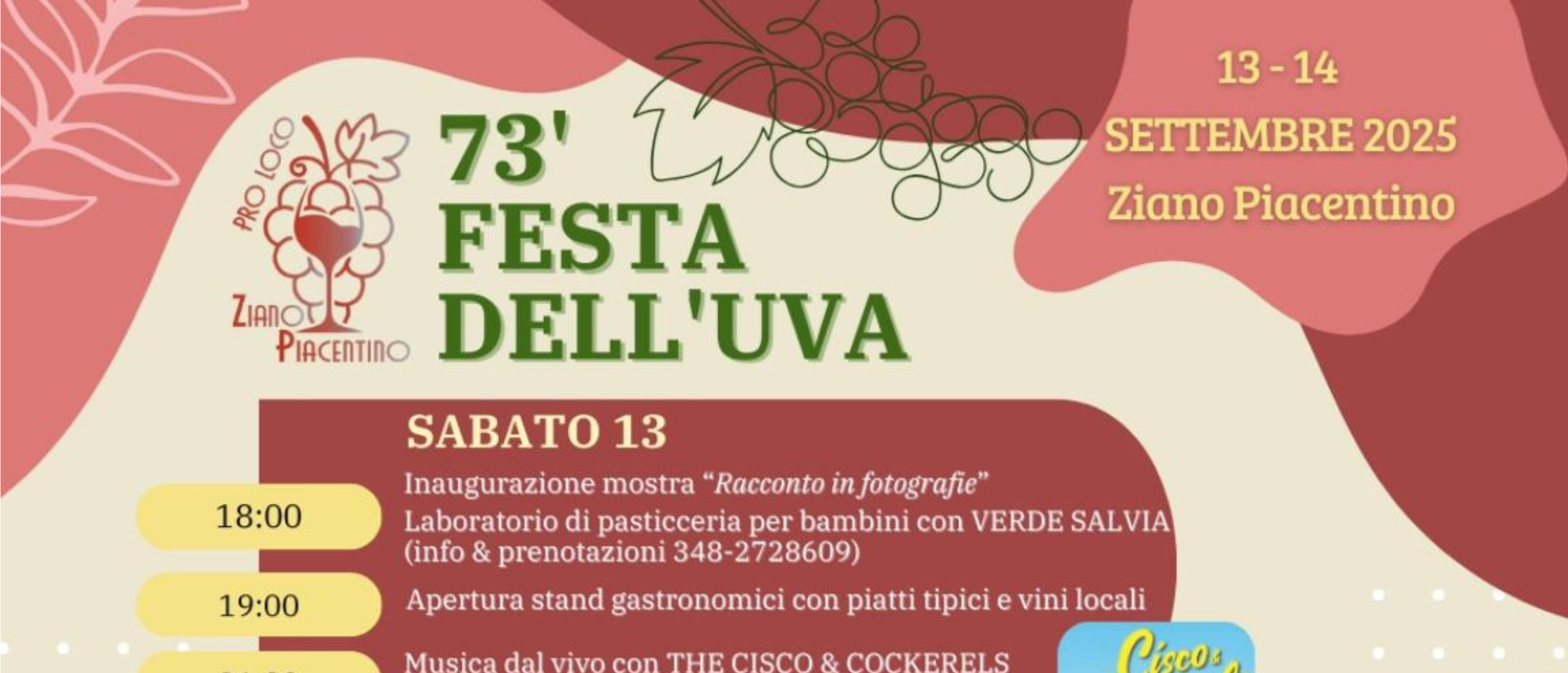 73ª Festa dell’Uva di Ziano Piacentino