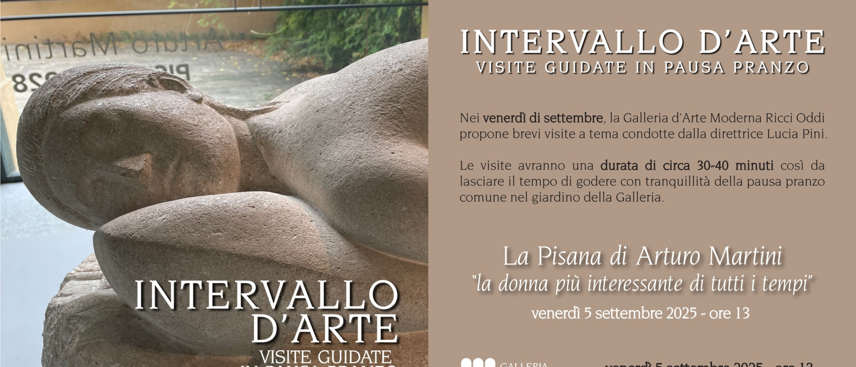 Intervallo d’Arte - Visite guidate in pausa pranzo