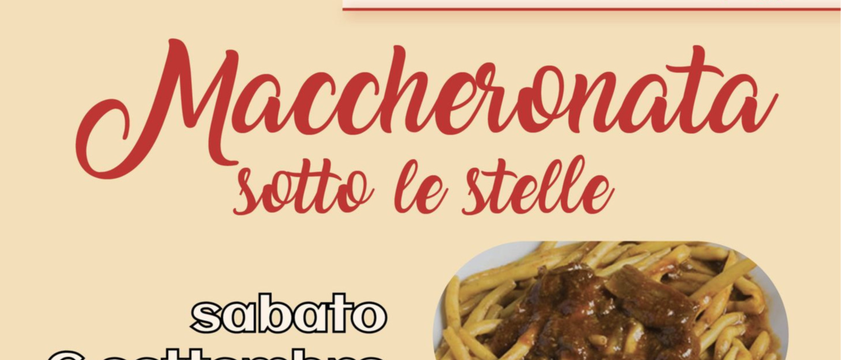 Maccheronata sotto le Stelle