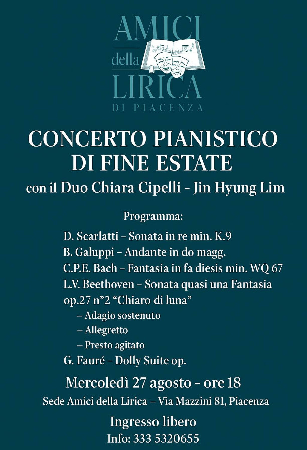 Concerto Pianistico di Fine Estate