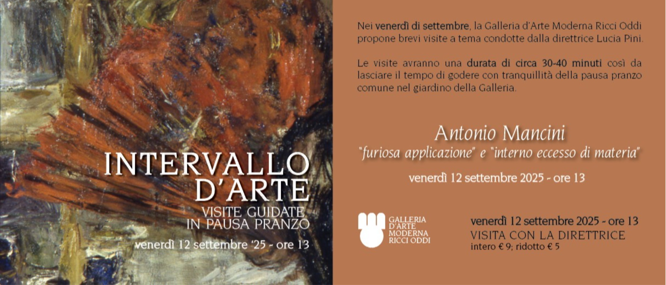 Intervallo d’Arte - Visite guidate in pausa pranzo