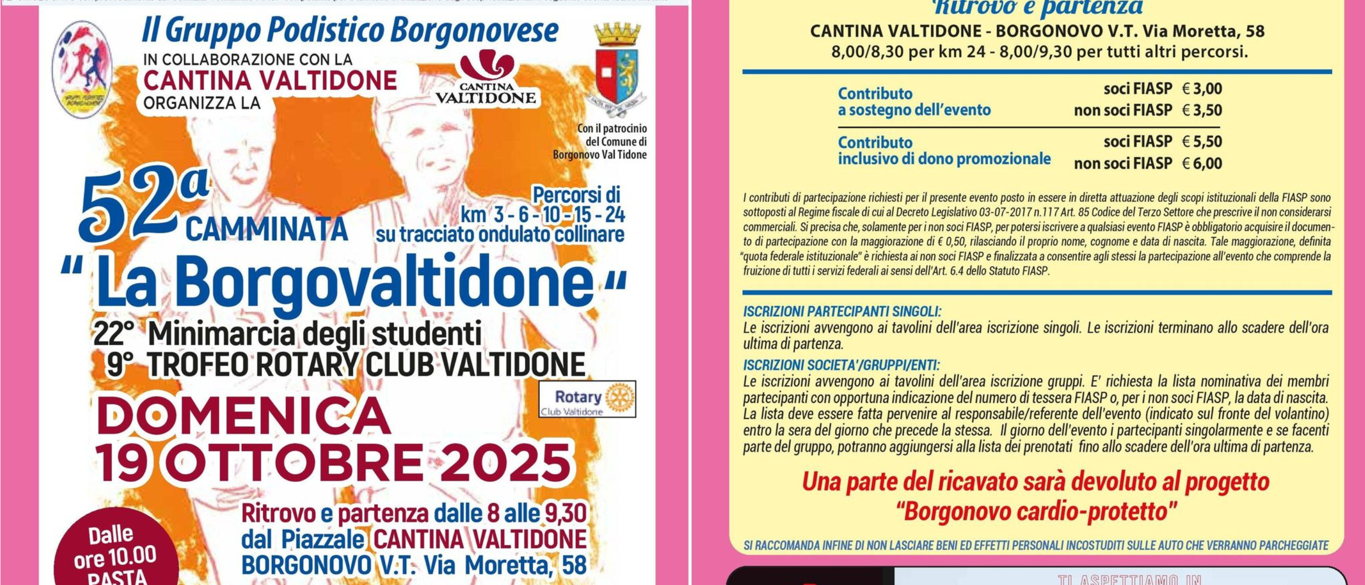 52ª Camminata - “La Borgovaltidone”