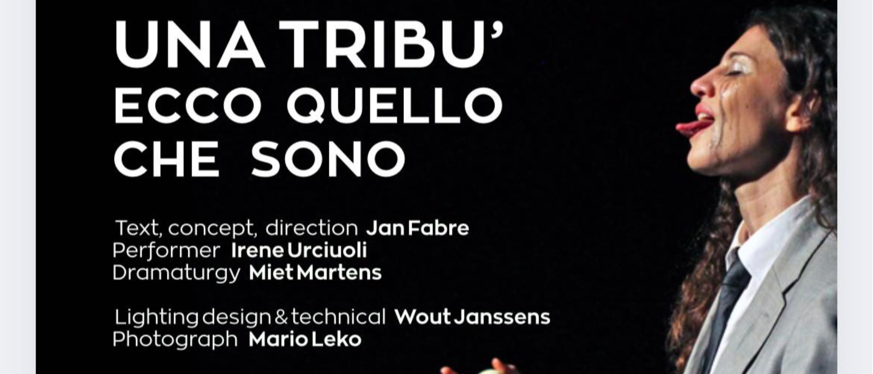 “Una Tribù, ecco quello che sono” – Anteprima mondiale di Jan Fabre