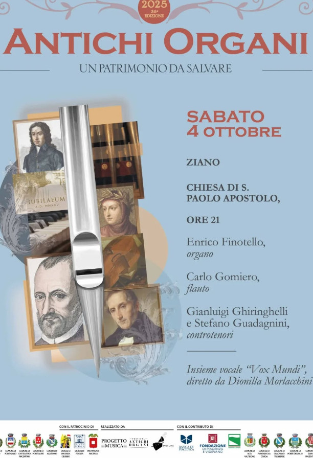 Antichi Organi 2025: Note e Voci nella Chiesa di S. Paolo Apostolo
