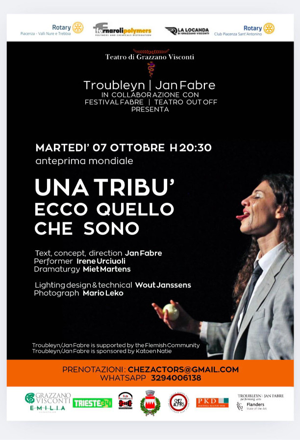 “Una Tribù, ecco quello che sono” – Anteprima mondiale di Jan Fabre