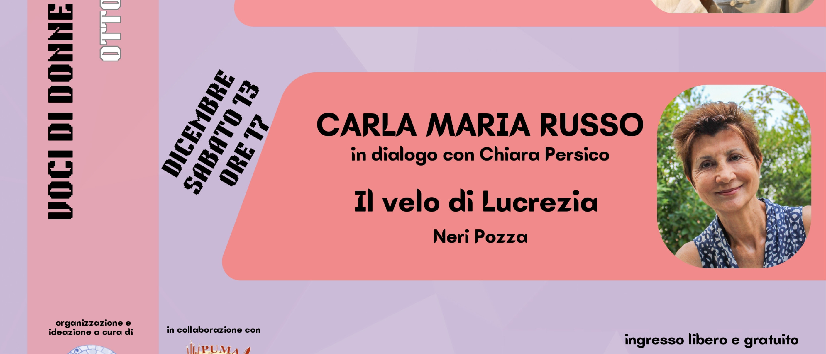 Scrittrici in Castello con Carla Maria Russo