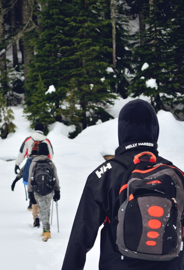 In montagna usa… la testa: Escursione in ambiente innevato