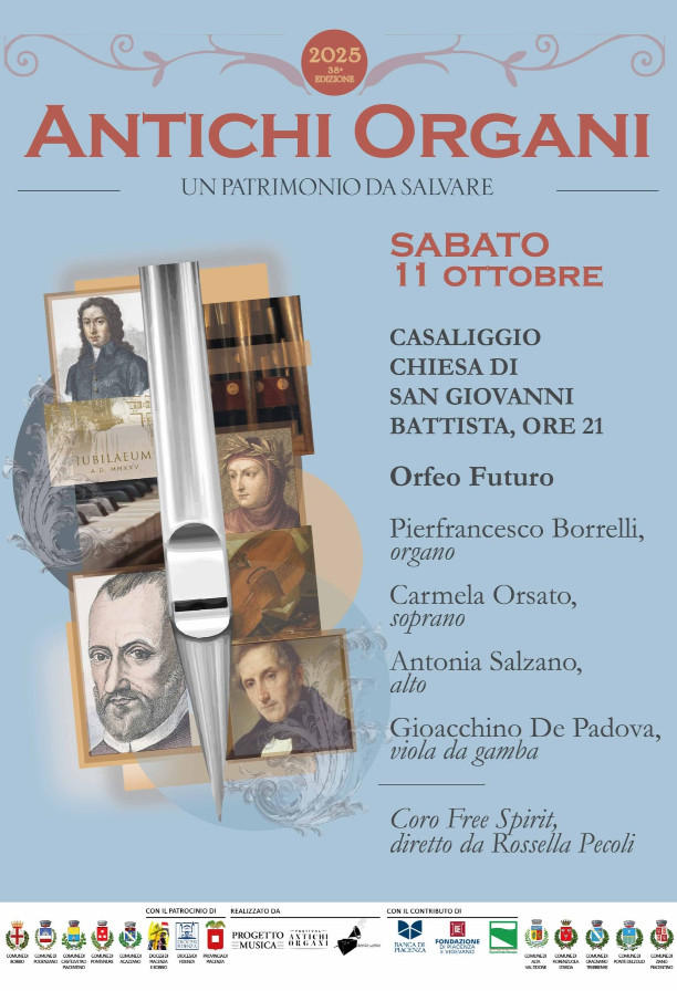 “Orfeo Futuro”: concerto della rassegna Antichi Organi