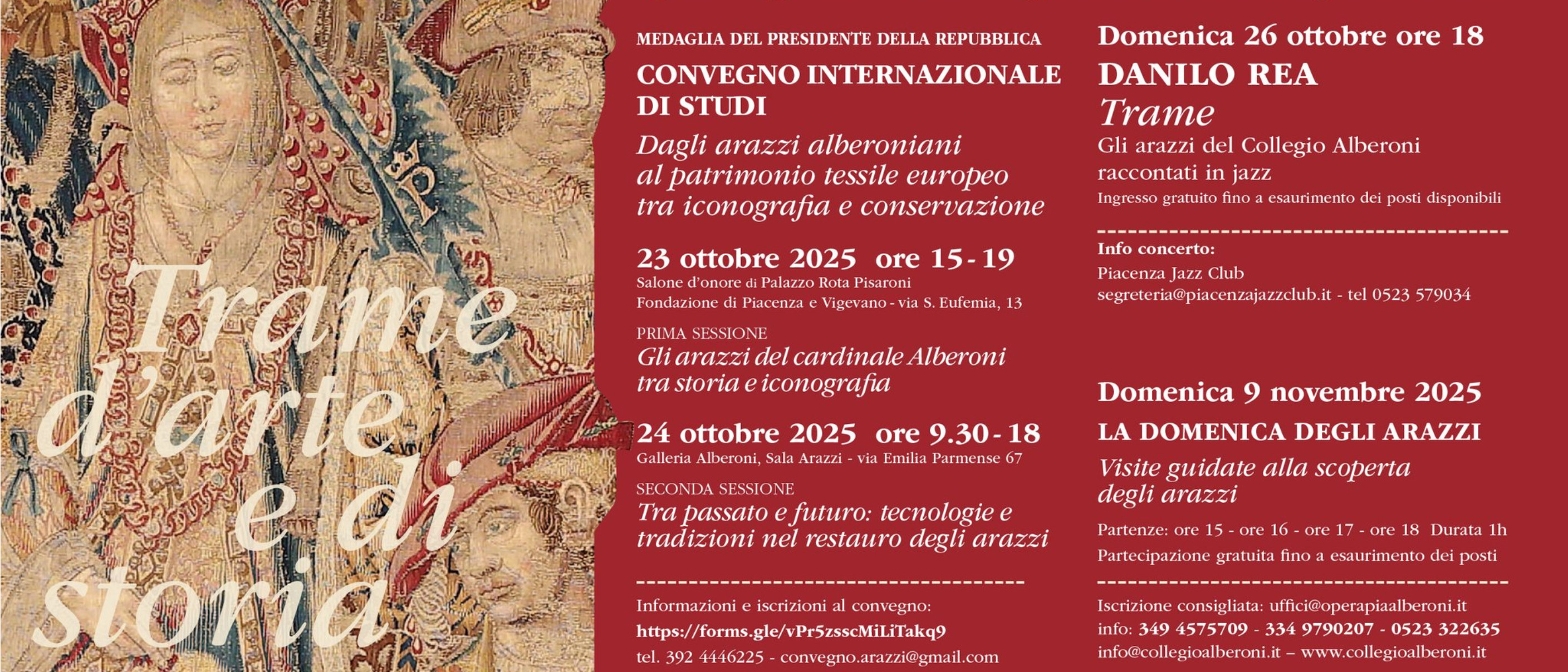 Trame d'arte e di storia - Concerto nella Sala degli Arazzi