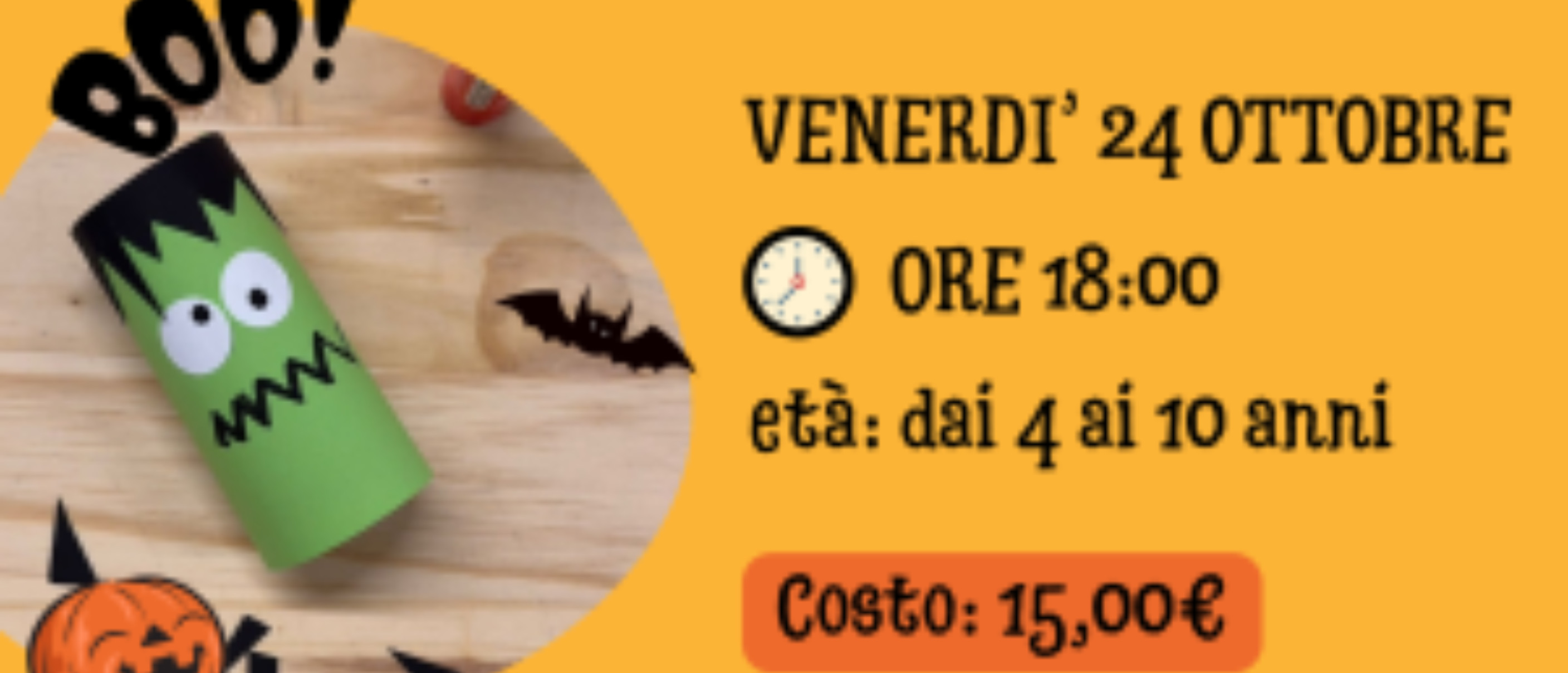 RiciclHALLOWEEN - Laboratorio creativo per bambini