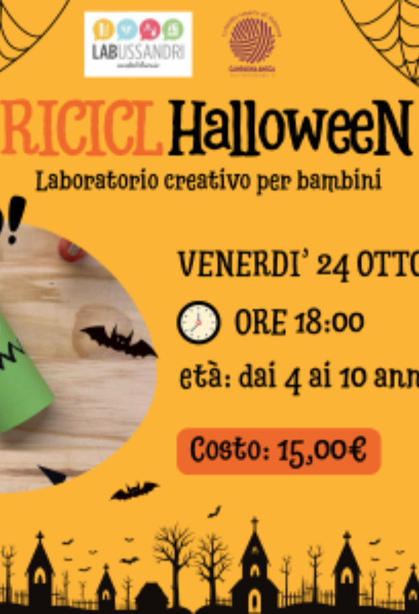 RiciclHALLOWEEN - Laboratorio creativo per bambini