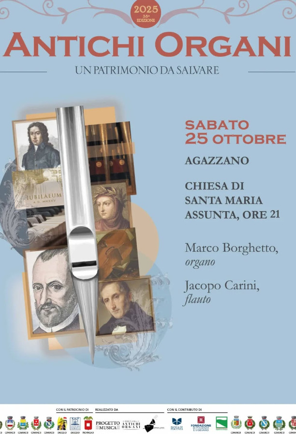 Concerto finale di "Antichi Organi" con Borghetto e Carini