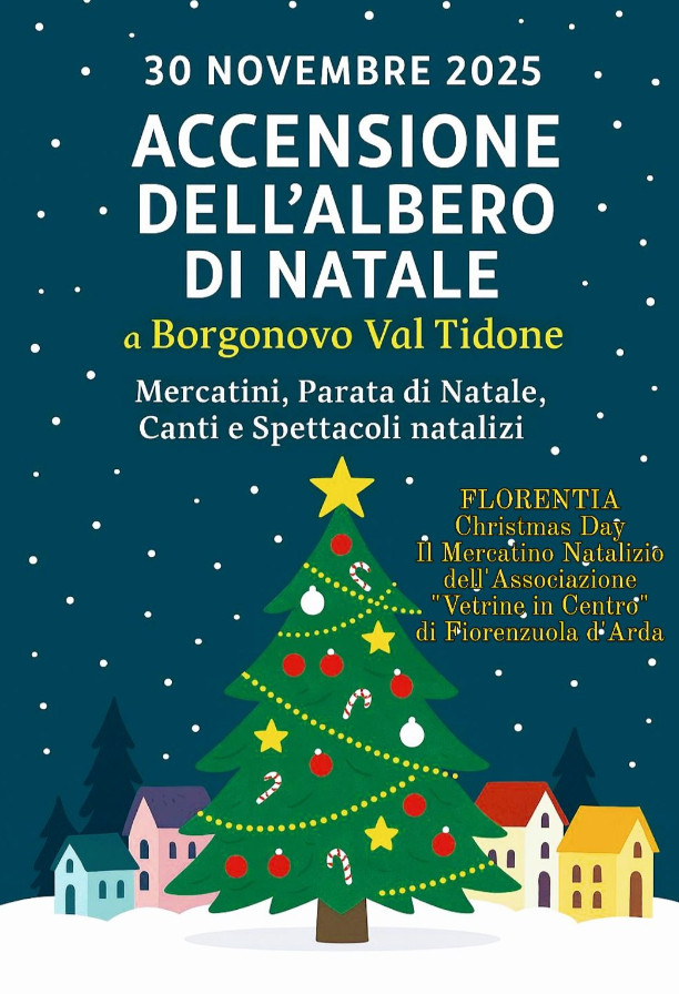 Accensione del grande Albero di Natale – Florentia Christmas Day