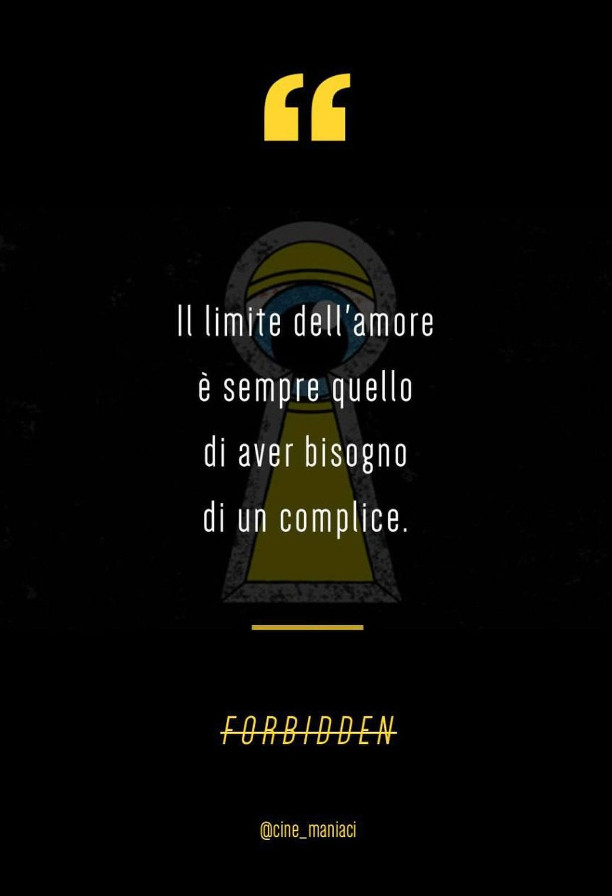 Forbidden - Rassegna cinematografica