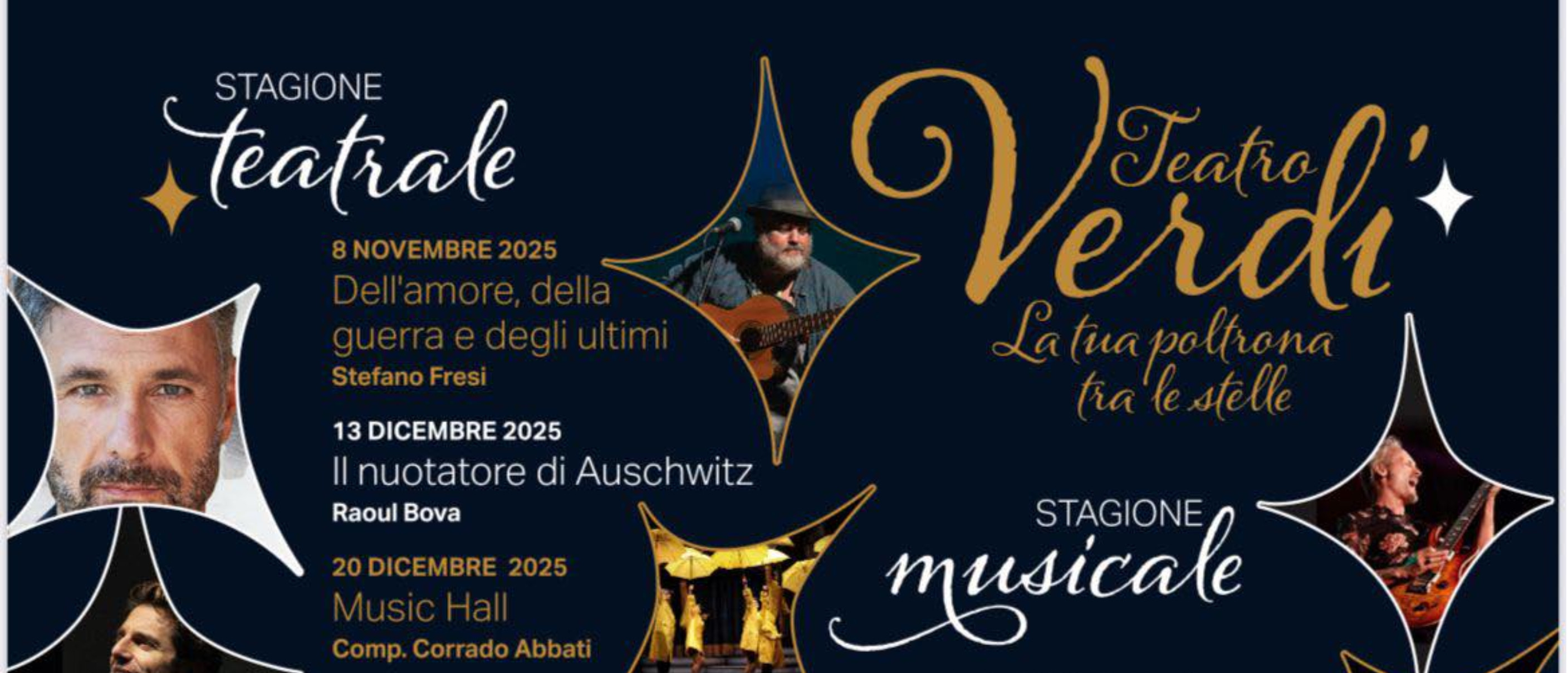 “Dell’amore, della guerra e degli ultimi” – Stefano Fresi inaugura la Stagione 2025/2026
