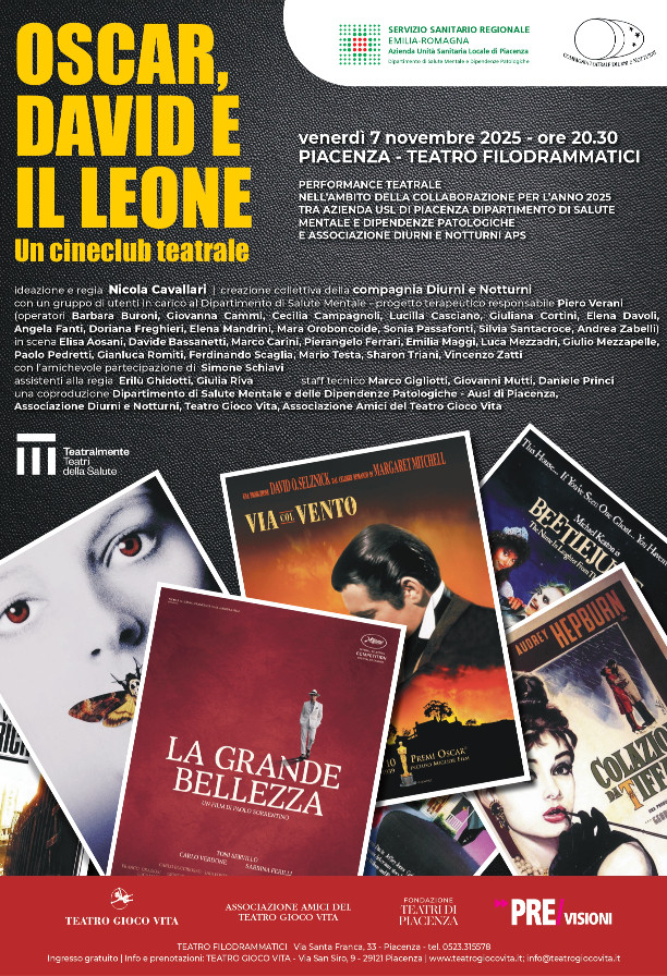 Oscar, David e il Leone – un cineclub teatrale