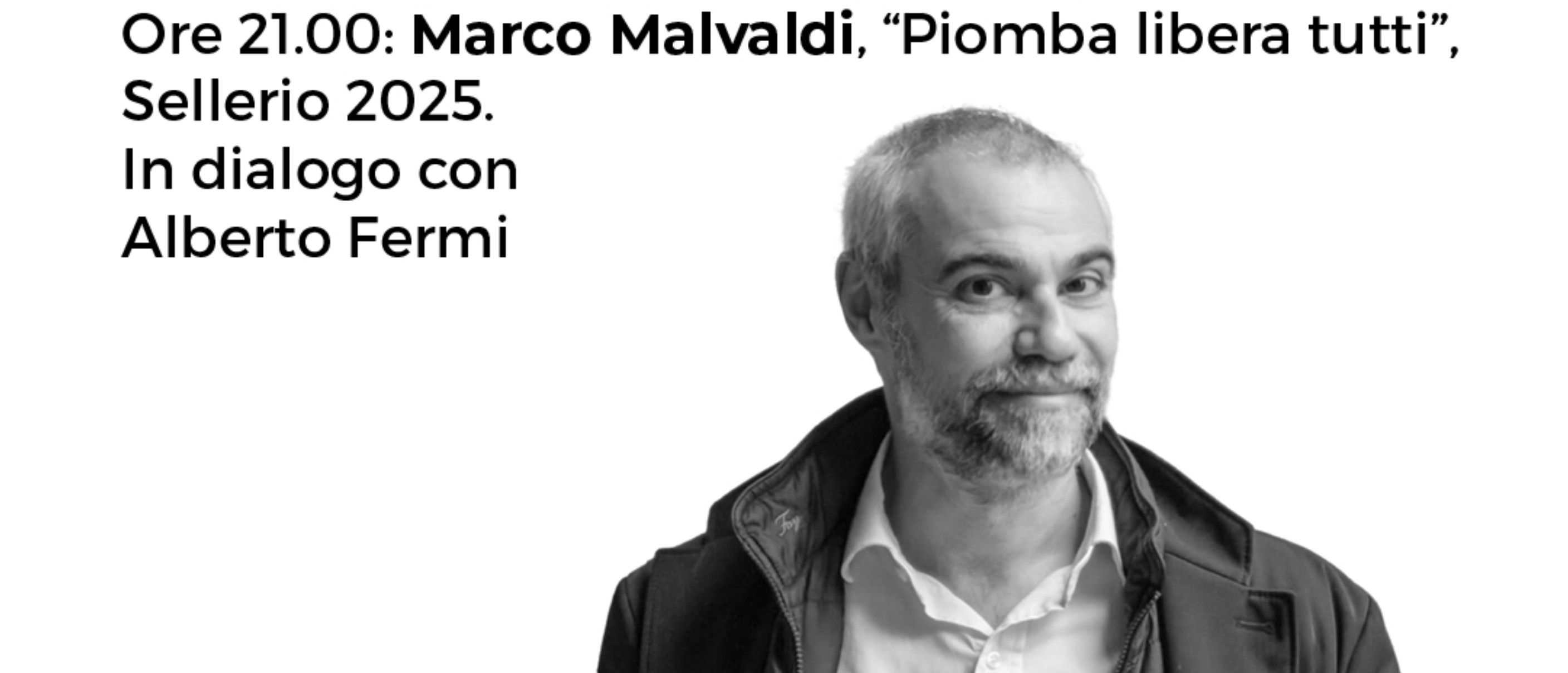 Festival della Nebbia – Incontro con Marco Malvaldi