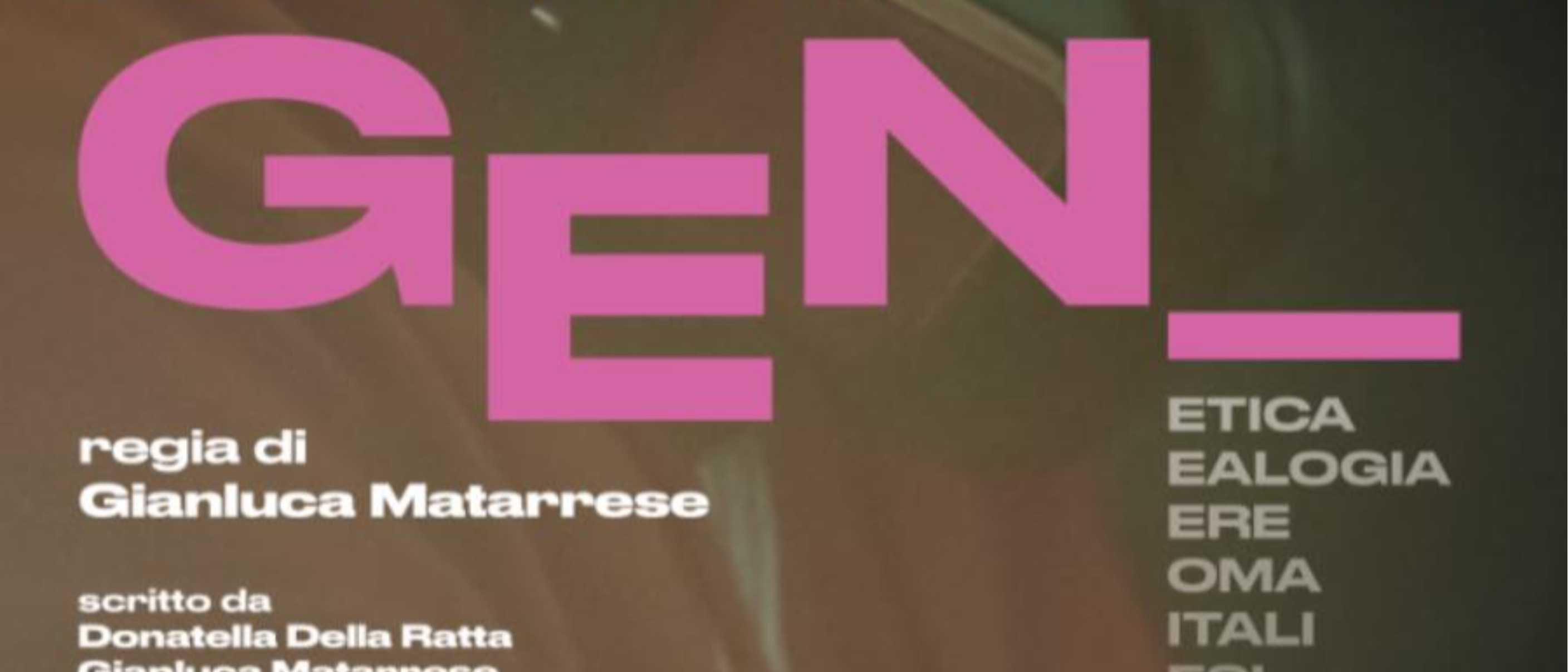 Proiezione di GEN_ e incontro con il dottor Maurizio Bini