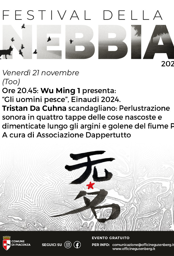 Festival della Nebbia – Wu Ming 1 presenta Gli uomini pesce