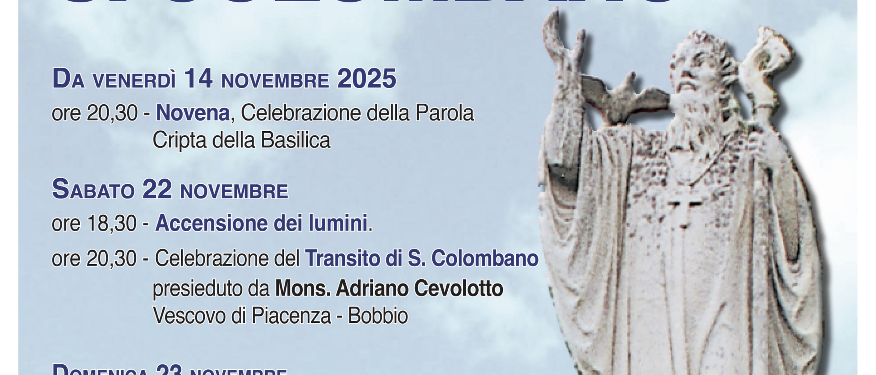 Bobbio - Solennità patronale di San Colombano