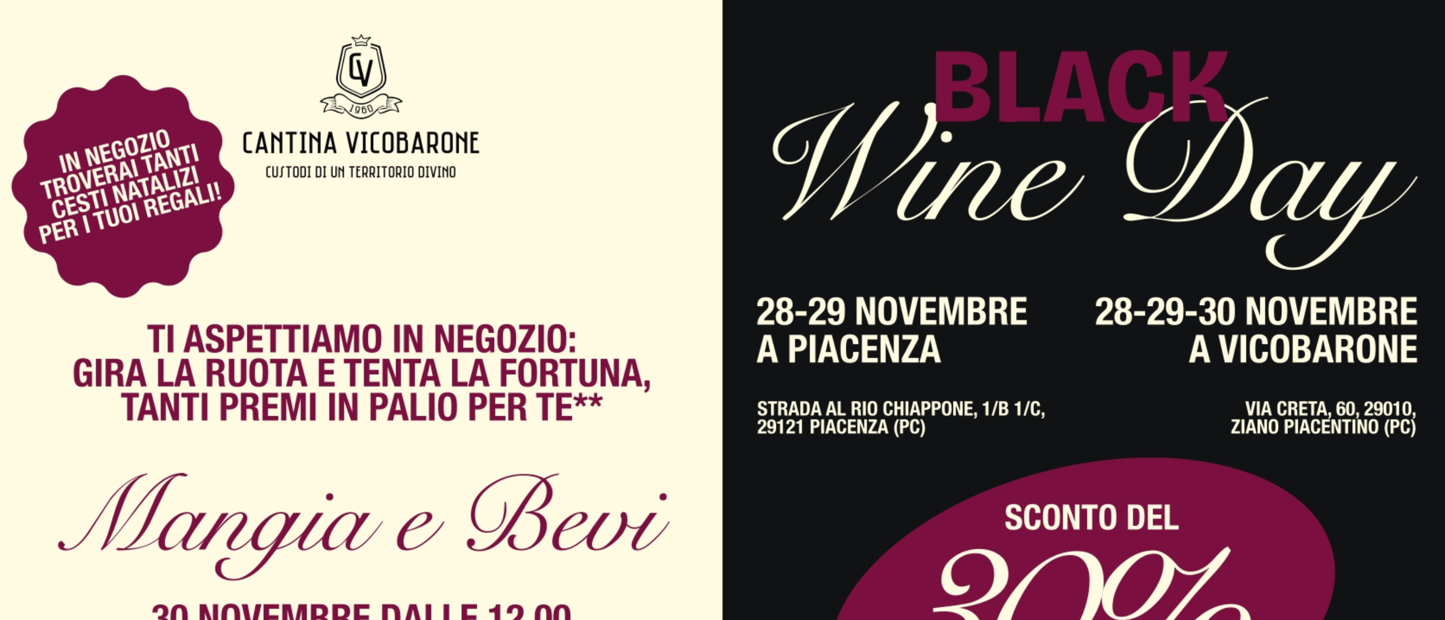 Black Wine Day - Mangia e Bevi alla Cantina Vicobarone
