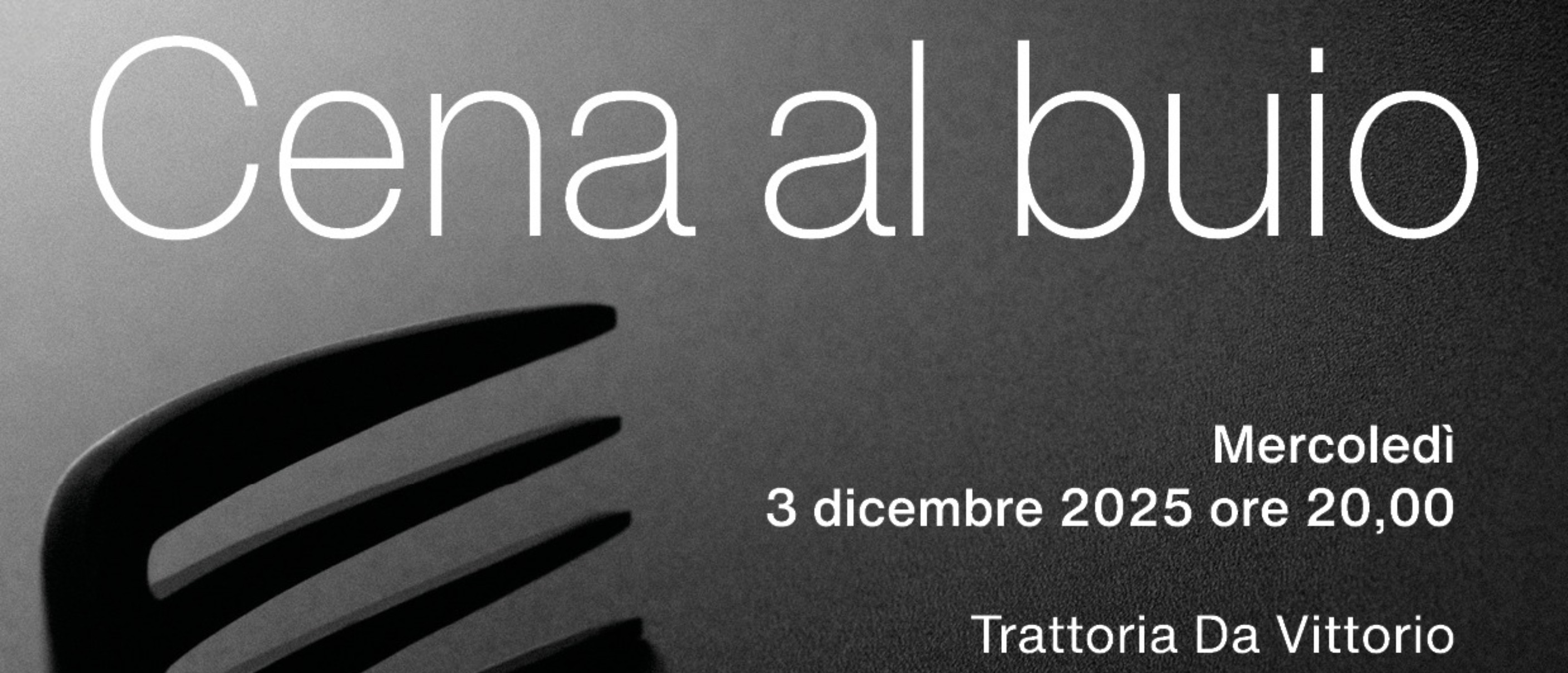 Cena al Buio – Un viaggio nel cuore dei sensi