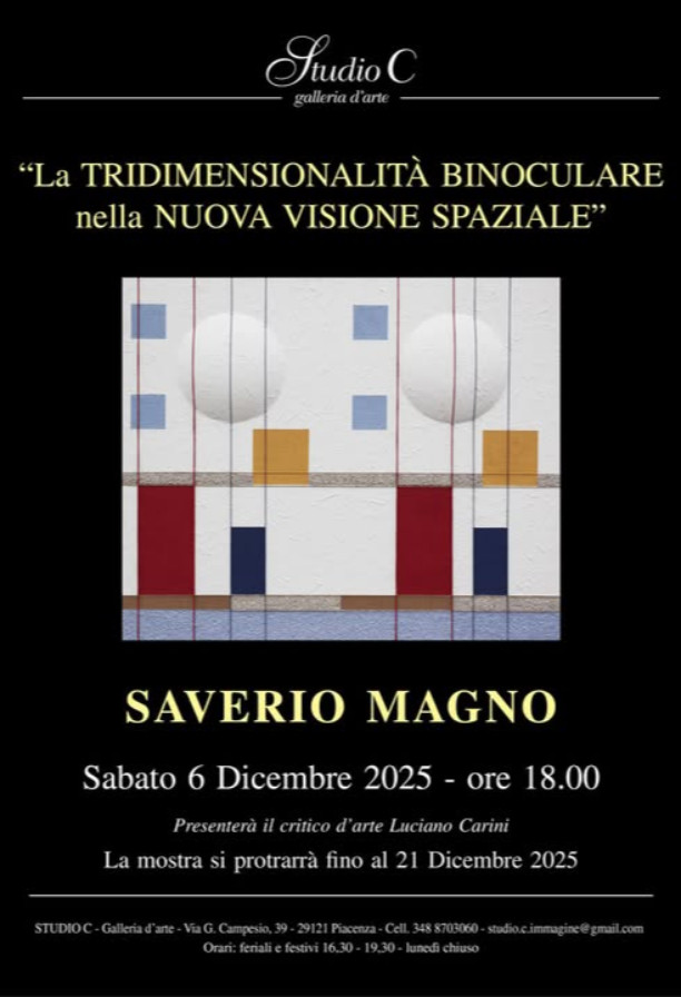 Mostra “La Tridimensionalità Binoculare nella Nuova Visione Spaziale”