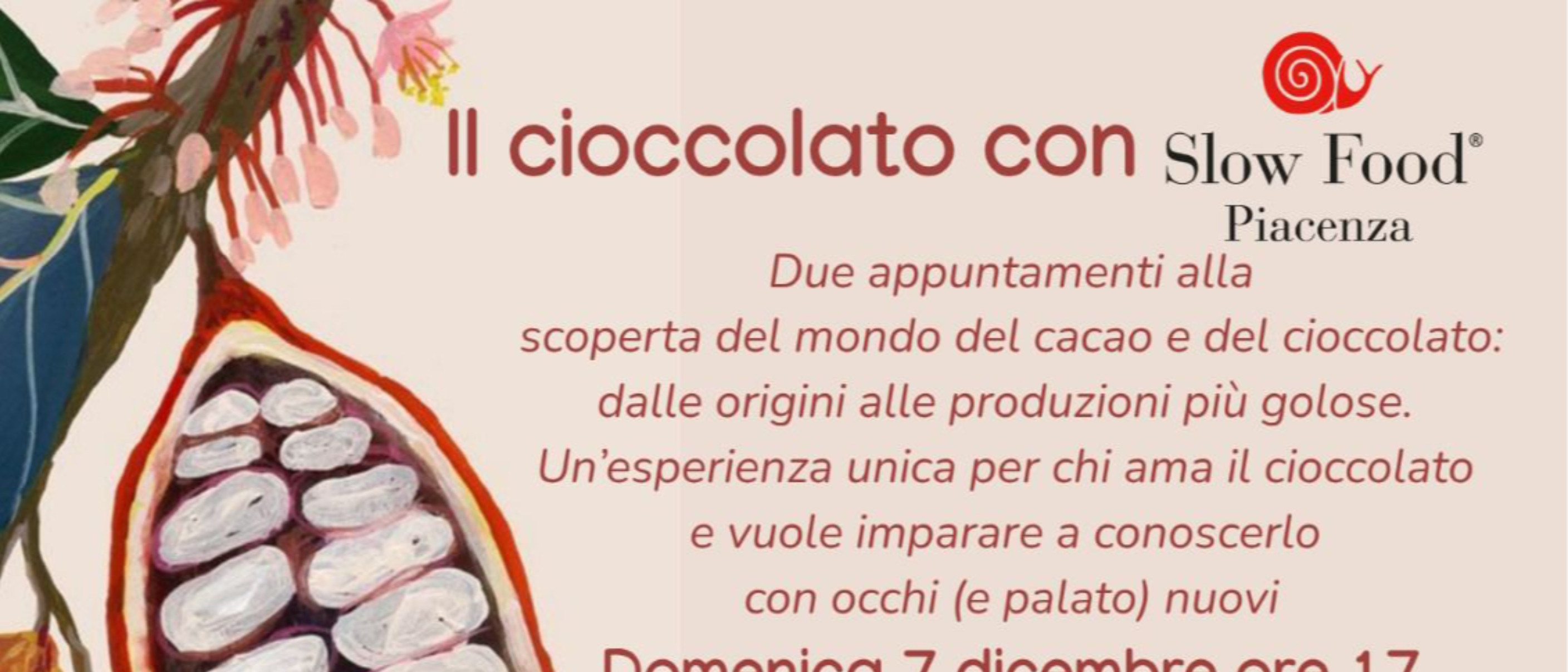 Dal cacao al cioccolato con Slow Food  - primo appuntamento