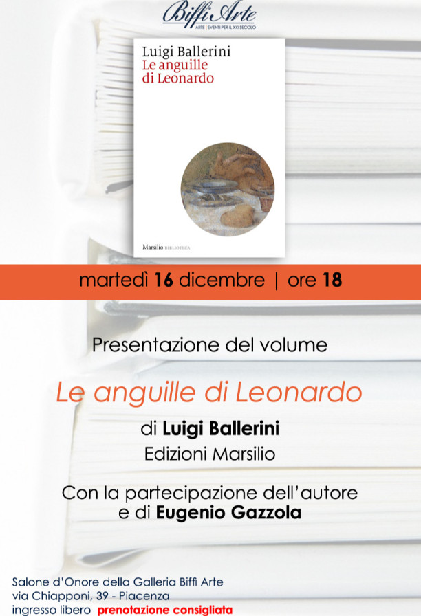 Presentazione del volume "Le anguille di Leonardo"