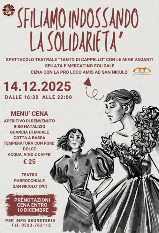 Sfiliamo indossando la solidarietà