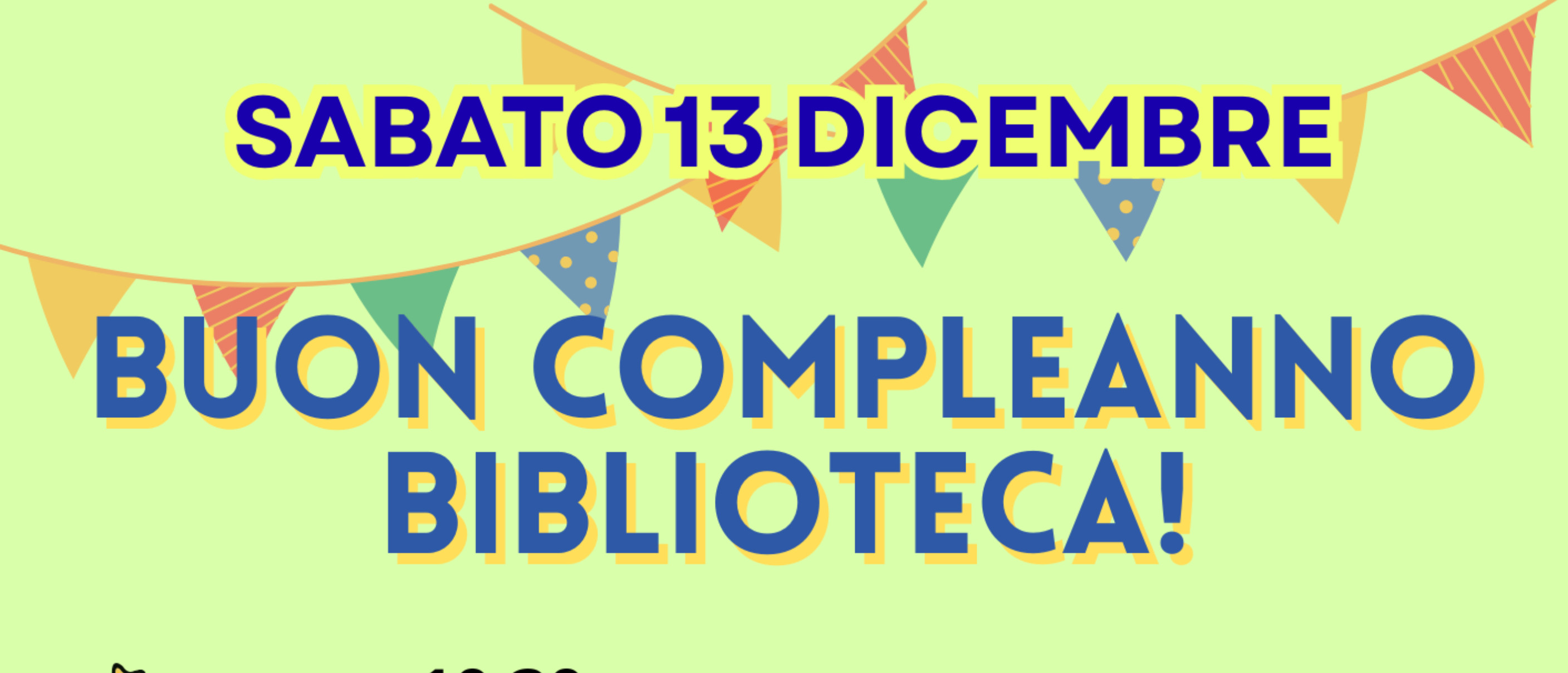 Buon compleanno Biblioteca!