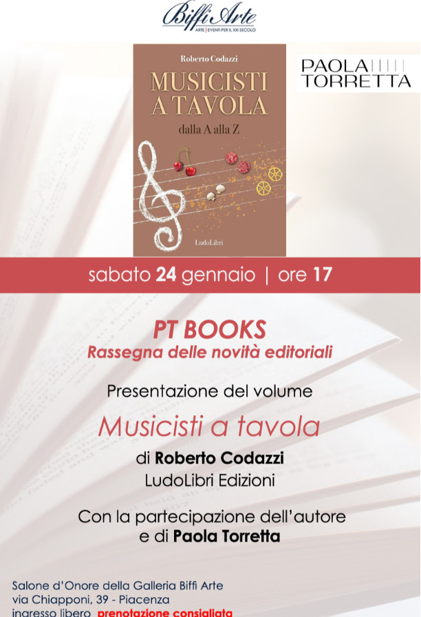 PT BOOKS - Musicisti a tavola. Dalla A alla Z