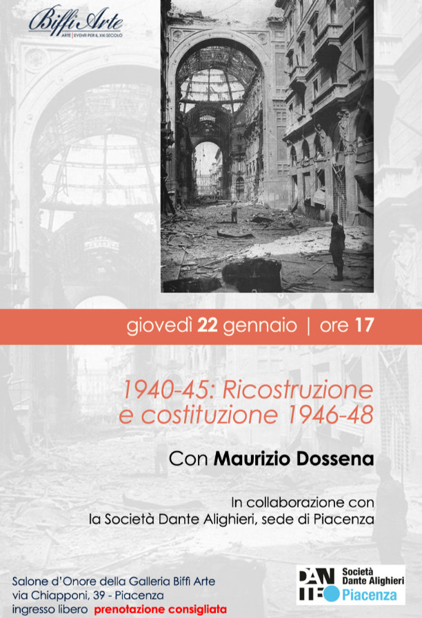 1940–45: Ricostruzione e Costituzione 1946–48