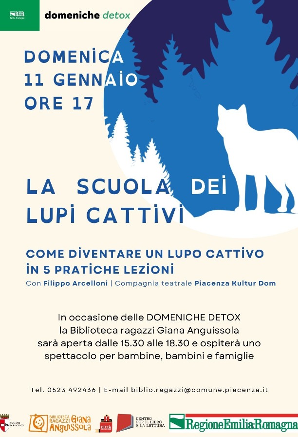 Domeniche Detox - La scuola dei lupi cattivi
