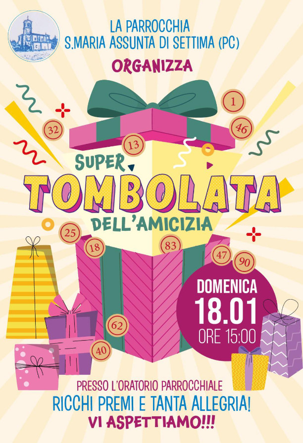 Super Tombolata dell'Amicizia