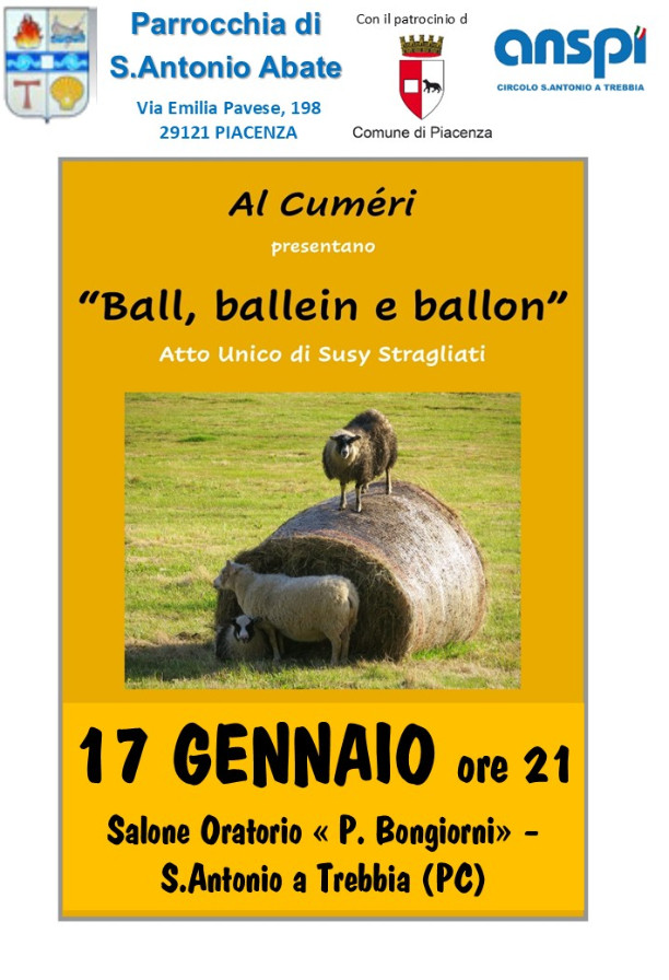 Commedia dialettale "Ball, ballein e ballon"